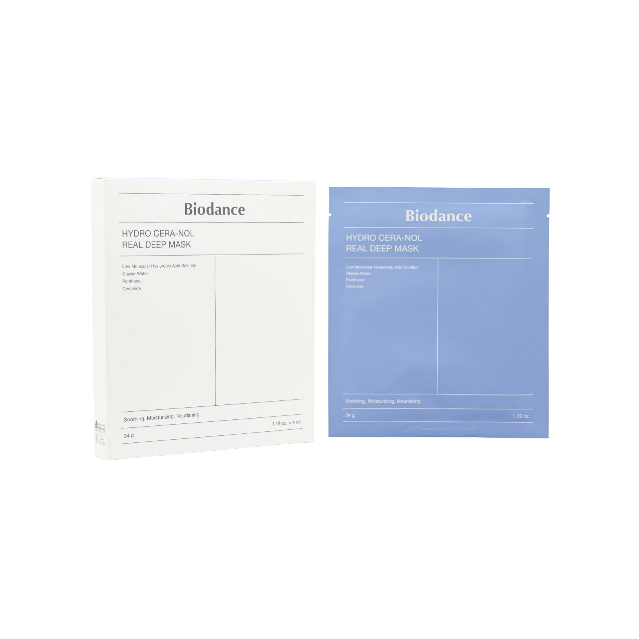 Biodance Hydro Cera-nol Real Deep Mask 4pcs
