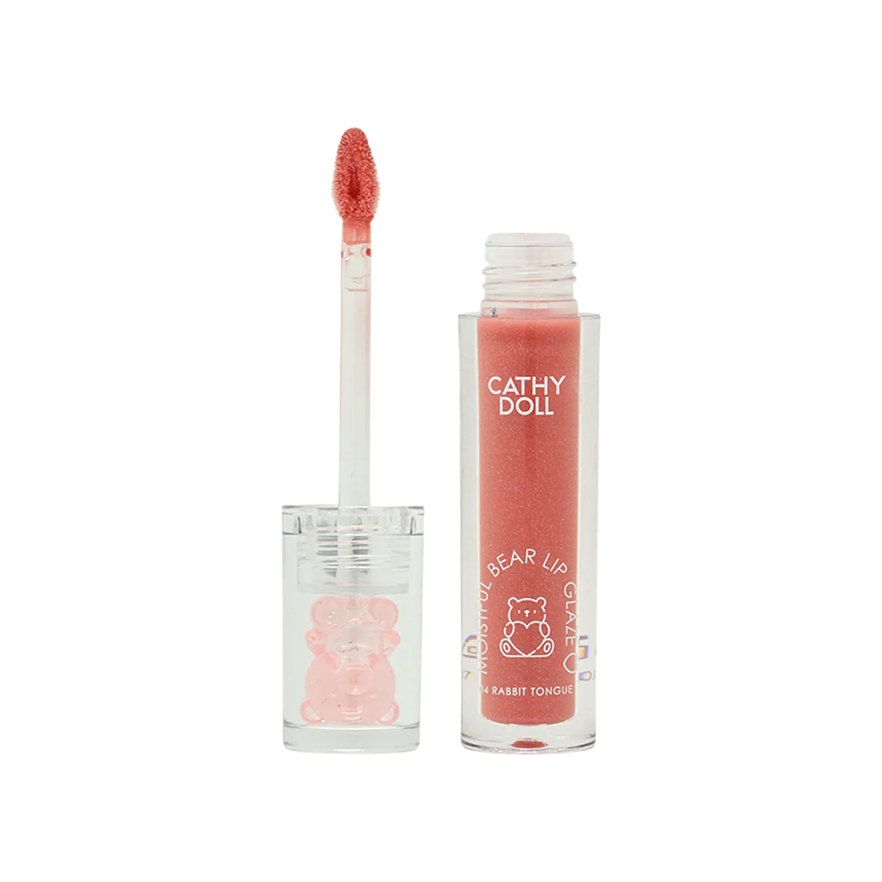 Cathy Doll Moistful Bear Lip Glaze #04 Rabbit Tongue 2.2g - Image 4