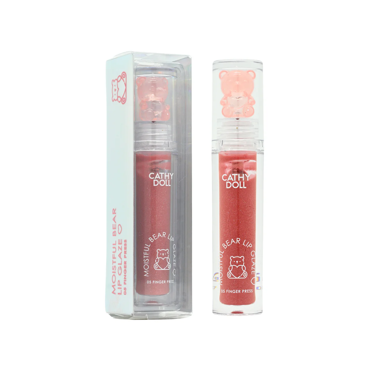 Cathy Doll Moistful Bear Lip Glaze #05 Finger Press 2.2g