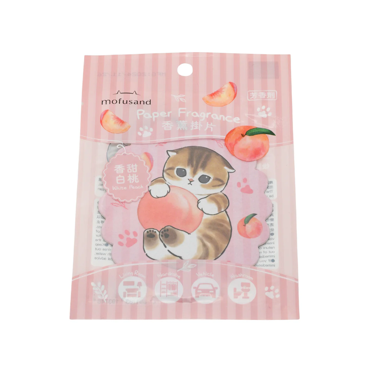 Fuji Mofusand Paper Fragrance - White Peach 1pc - Image 3