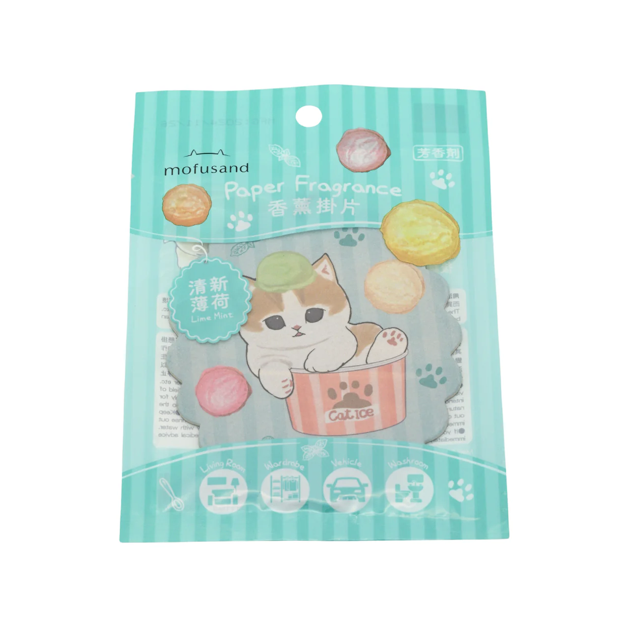 Fuji Mofusand Paper Fragrance - Lime Mint 1pc - Image 3