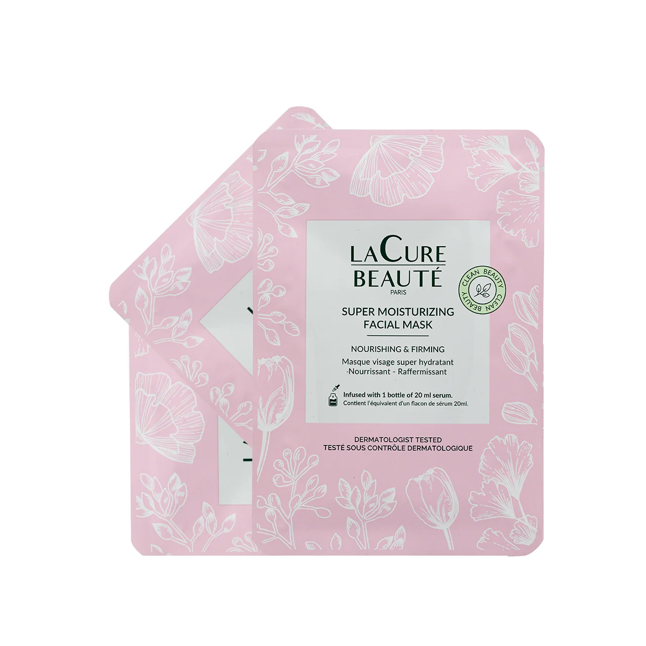 La Cure Beaute Super Moisturizing Facial Mask 20g x 3pcs - Image 5