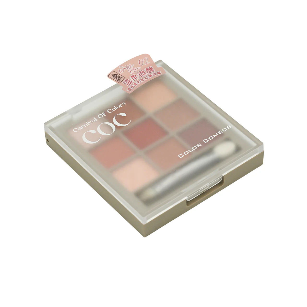 Color Combos Dazzle Eyeshadow Palette #02 Warm Rose 9.9g - Image 5