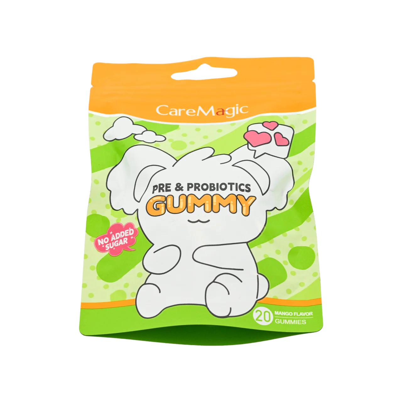 CareMagic Pre & Probiotics Gummy Mango flavor 3g×20pc - Image 4