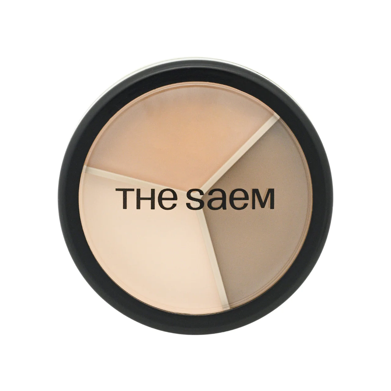 The Saem Cover Perfection Triple Pot Concealer #02 Contour Beige 1pc - Image 2