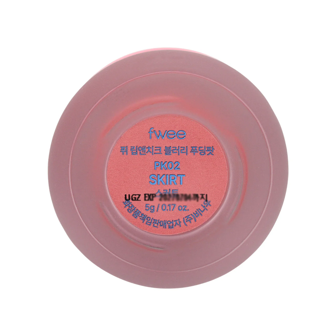 Fwee Lip & Cheek Blurry Pudding Pot #PK02 Skirt 5g - Image 3