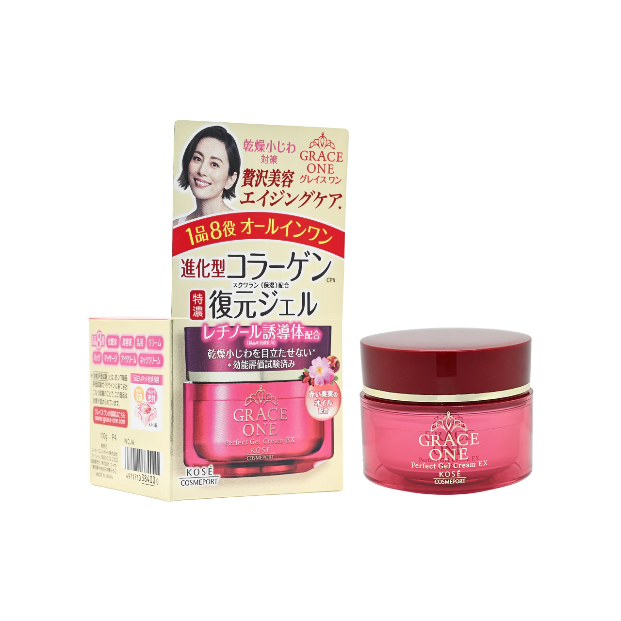 Kose Cosmeport Grace One Perfect Gel Cream Ex 100g - Image 2