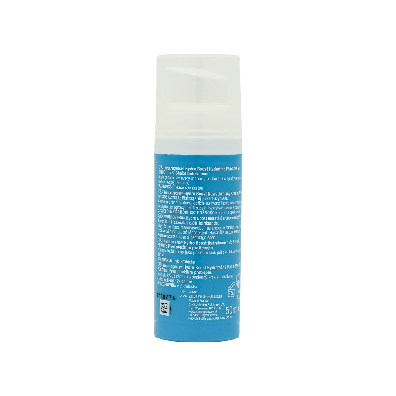 Neutrogena Hydro Boost Hydrating Fluid SPF50 50ml - Image 3