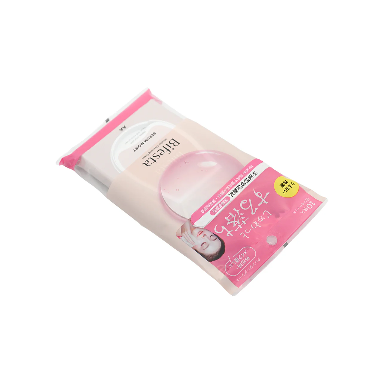 Bifesta Micellar Cleansing Sheet Serum Moist 10pcs - Image 4