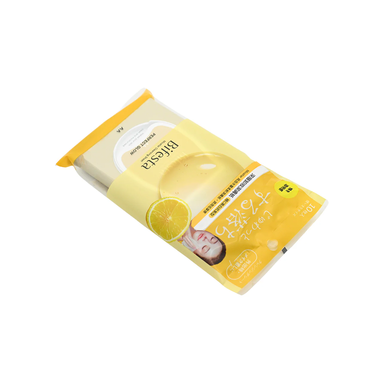 Bifesta Micellar Cleansing Sheet Perfect Glow 10pcs - Image 4