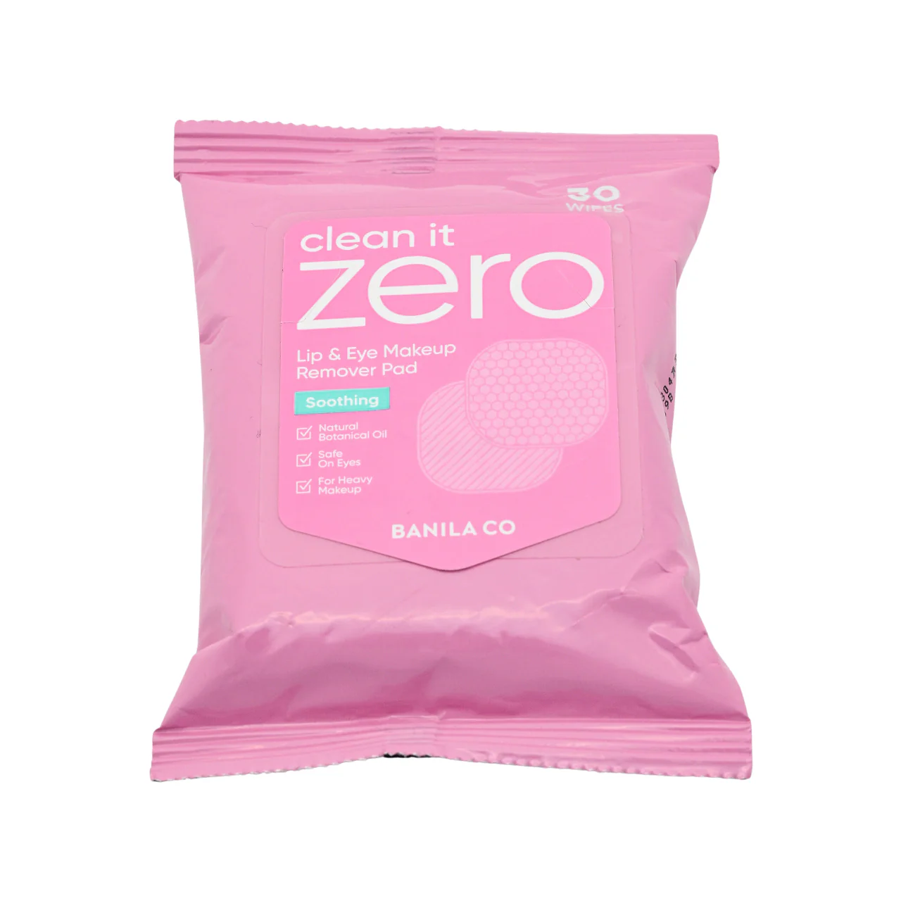 Banila Co Cleean It Zero Soothing Lip & Eye Make Up Remover Pad 30pcs - Image 3