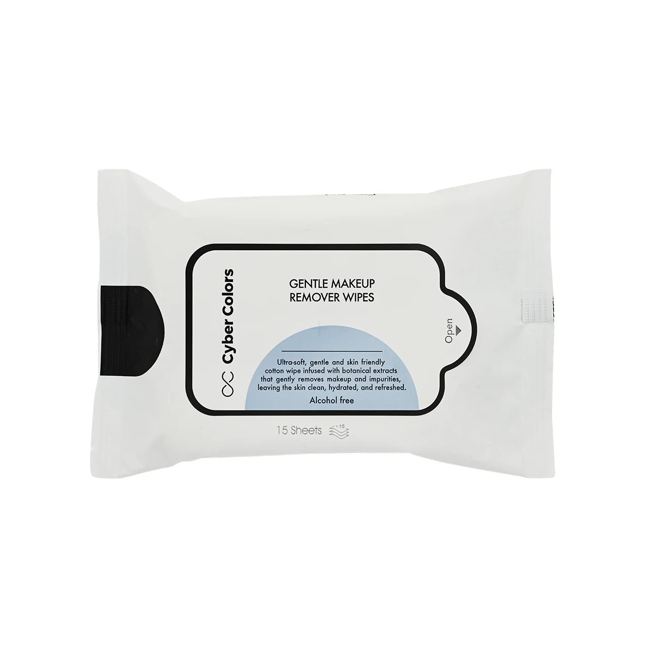Cyber Colors Gentle Makeup Remover Wipes 15pcs