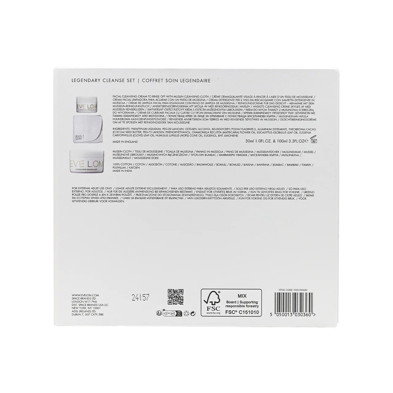 Eve Lom Cleanser Set 3pcs - Image 5