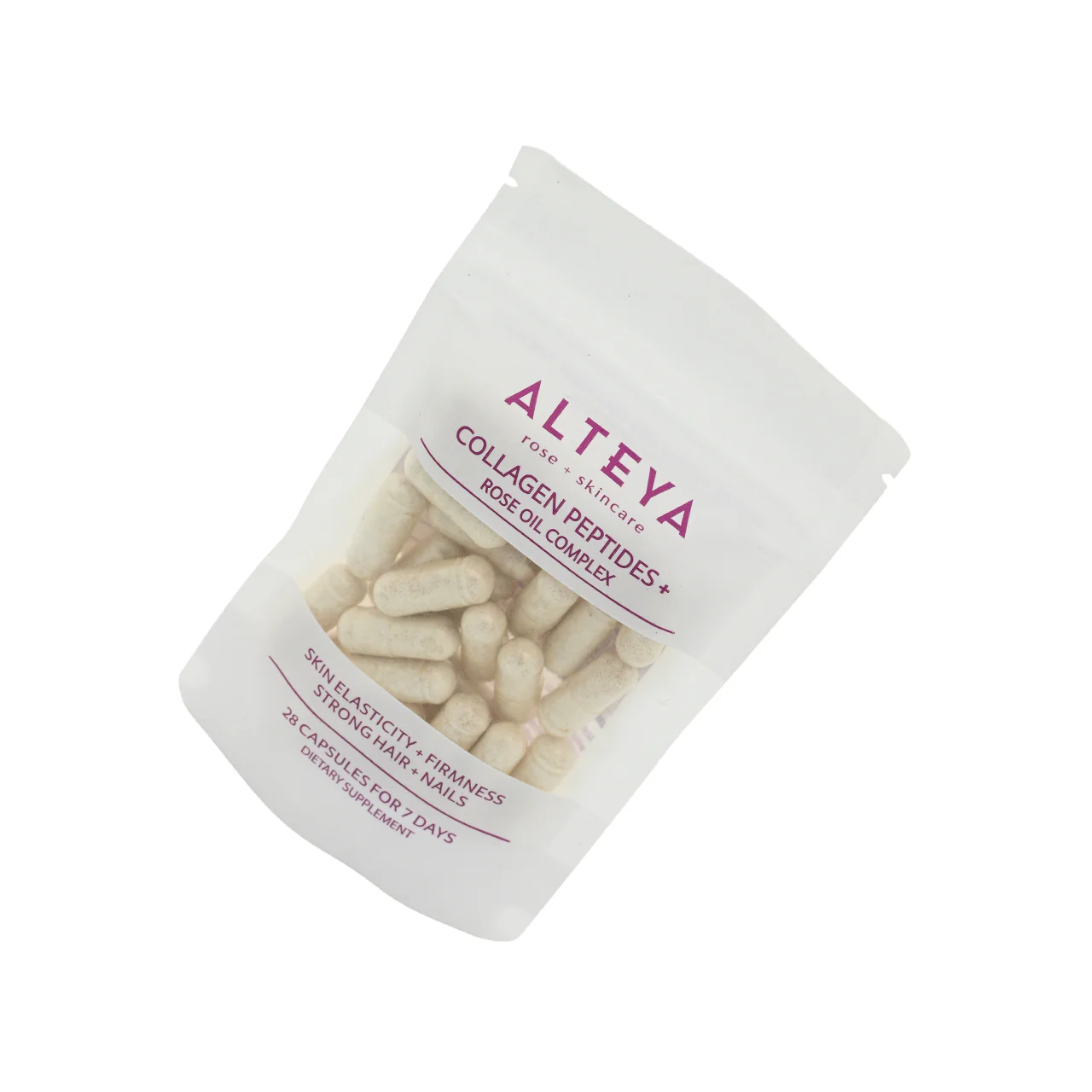Alteya Organics Collagen Peptides + Rose Oil Complex 28 capsules - Image 4