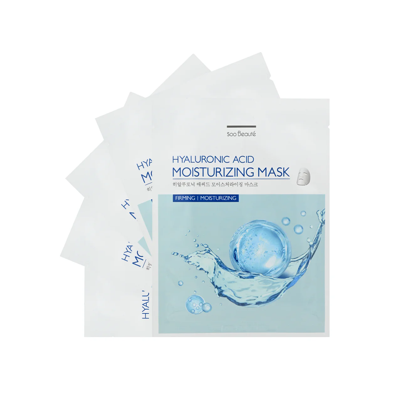Soo Beaute Hyaluronic Acid Moisturizing Mask 5pcs - Image 5