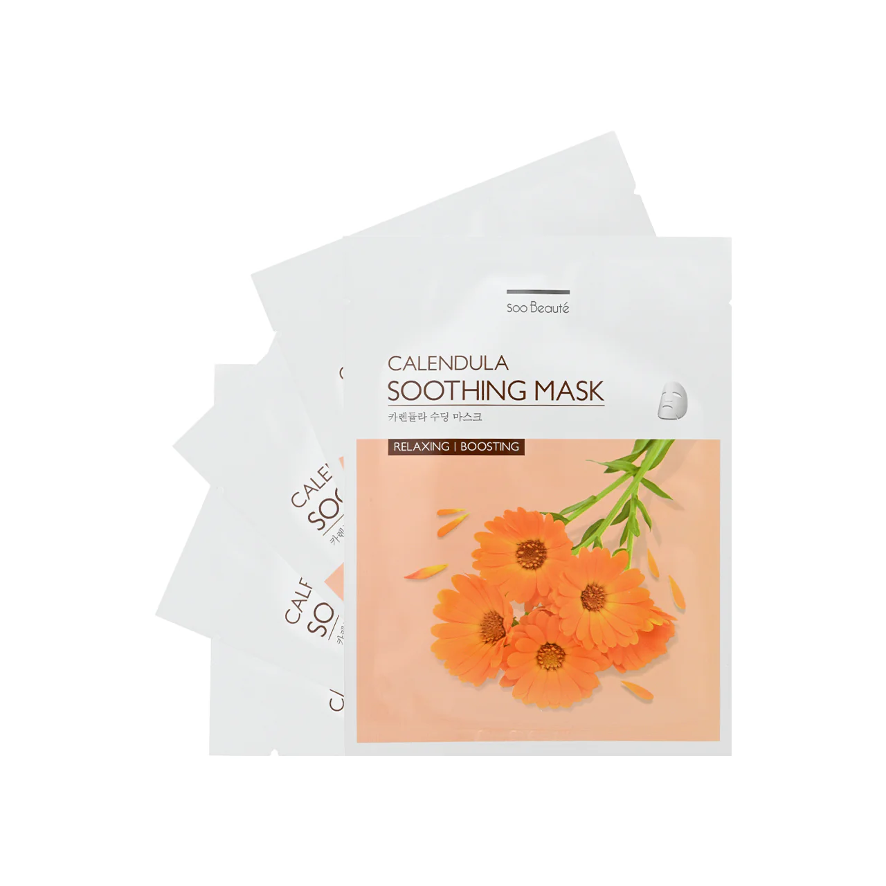 Soo Beauté Calendula Soothing Mask 5pcs - Image 5