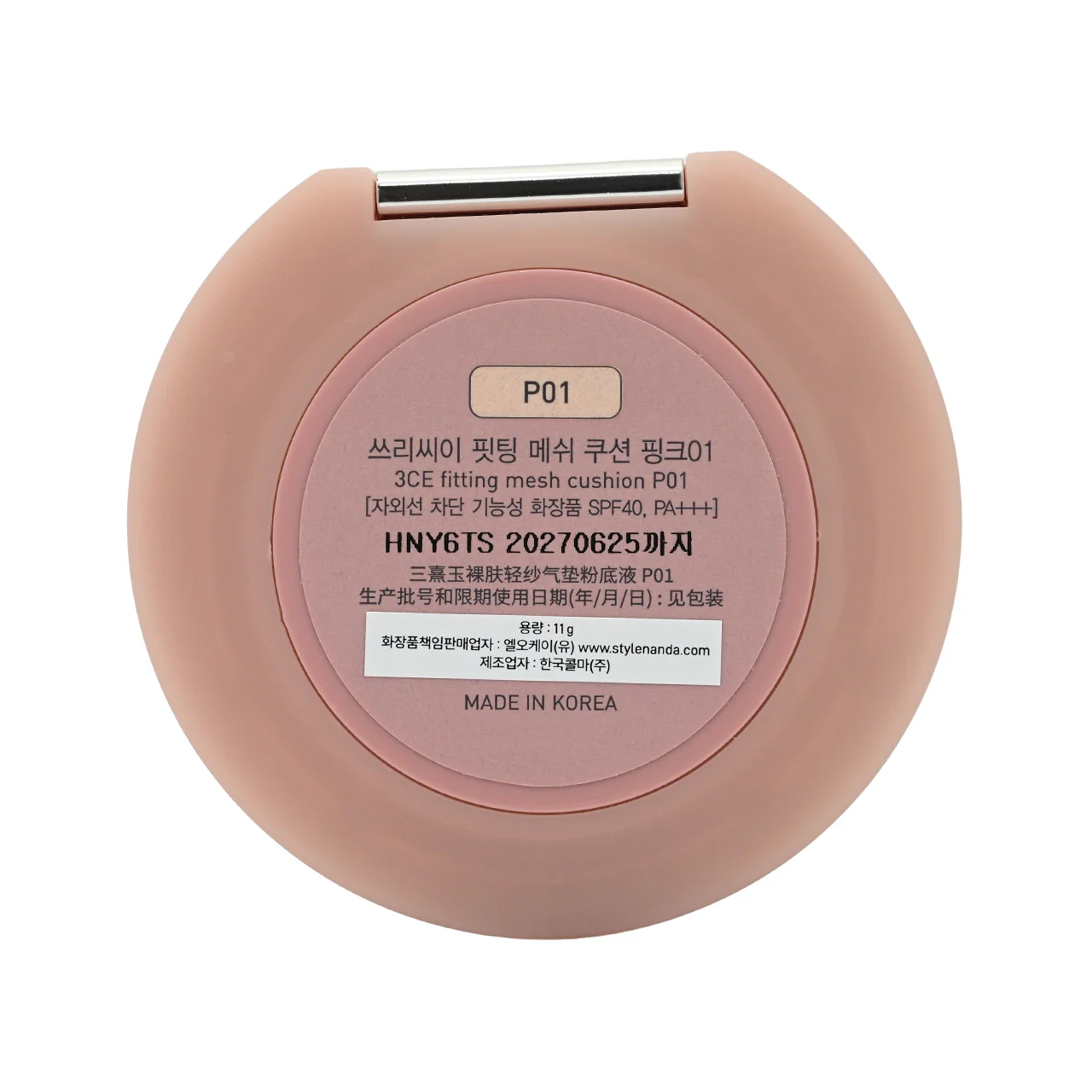 3CE SPF40/PA+++ Fitting Mesh Cushion #P01 11g - Image 3