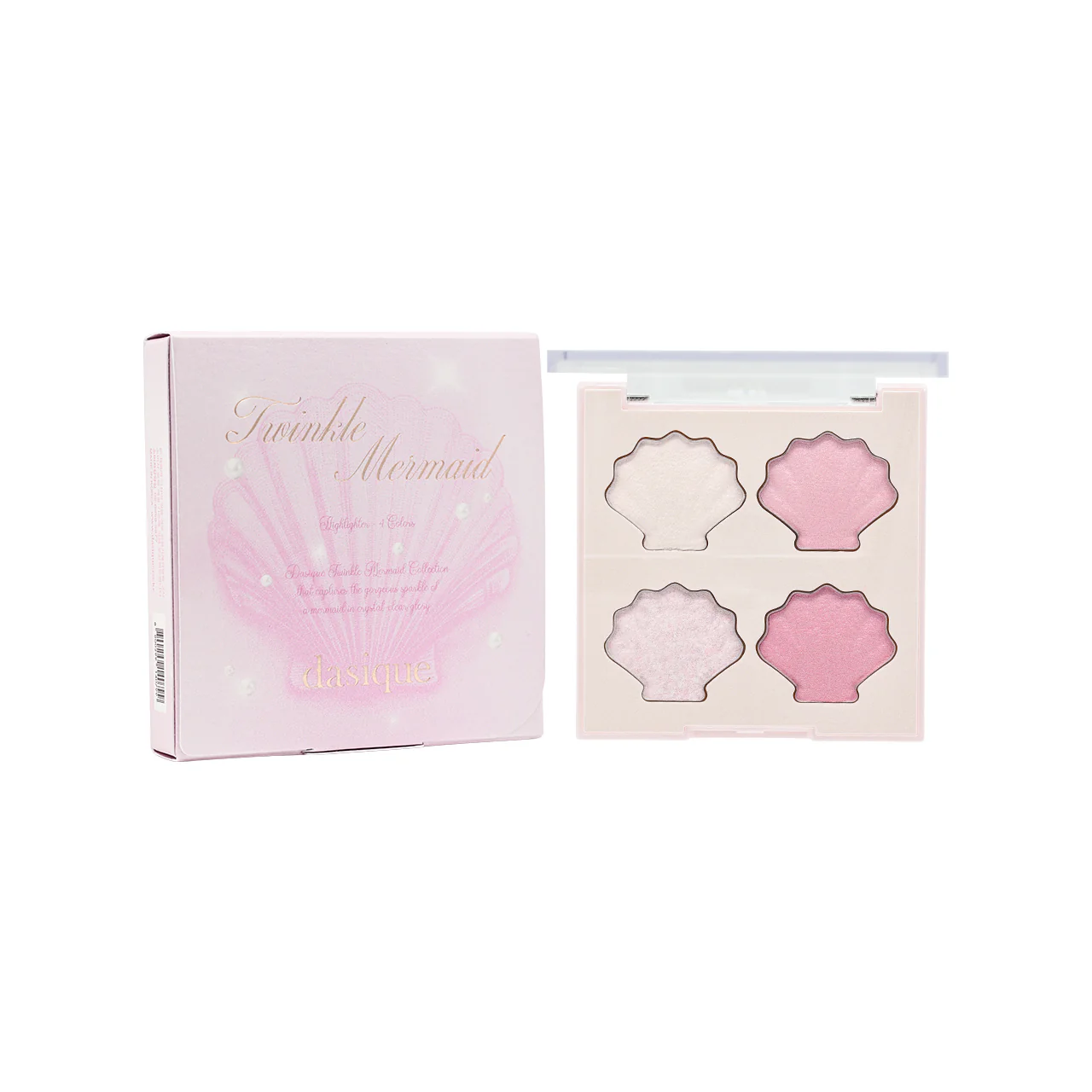 Dasique Shine Glowy Highlighter Palette #01 Twinkle Mermaid 5.5g