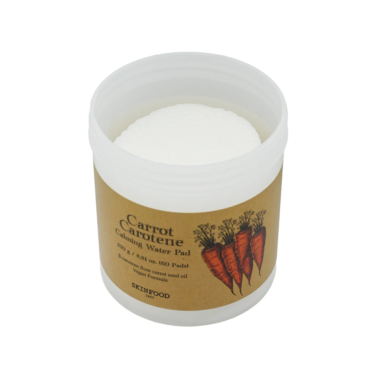 Skin Food Carrot Carotene Calming Pad 60pcs - Image 4