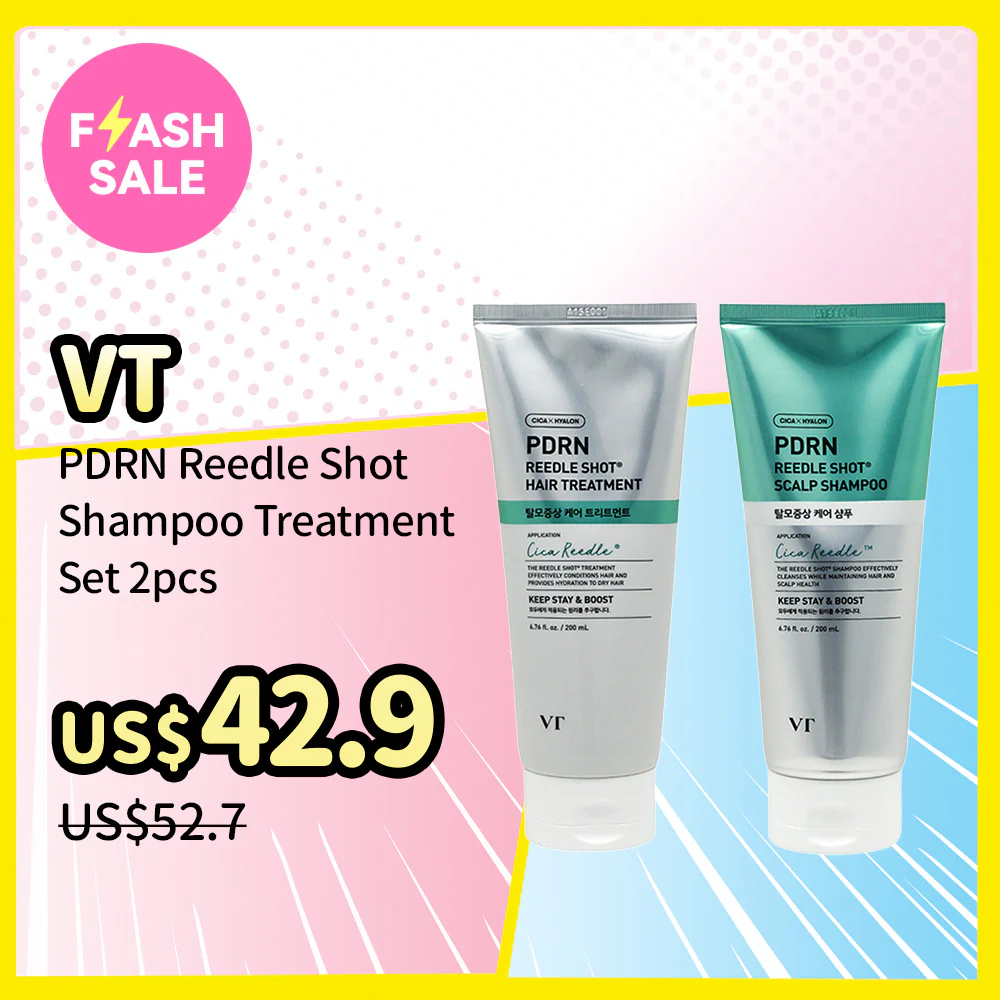 VT PDRN Reedle Shot Shampoo Treatment Set 2pcs