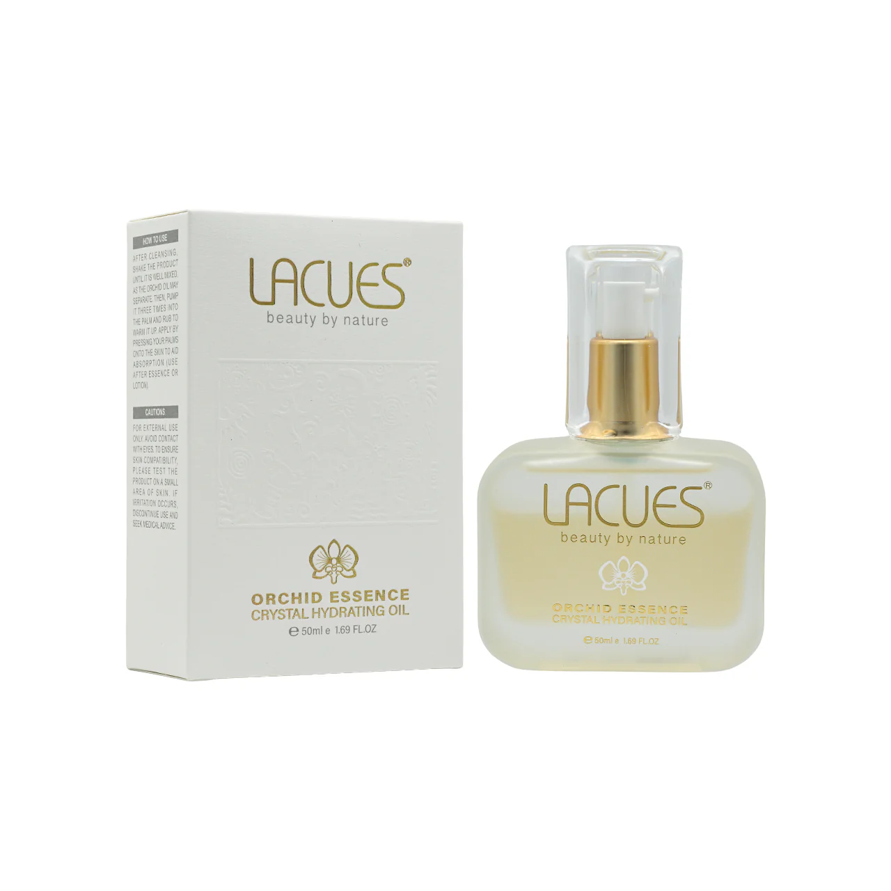 LACUES Orchid Essence Crystal Hydrating Oil 50ml - Image 2