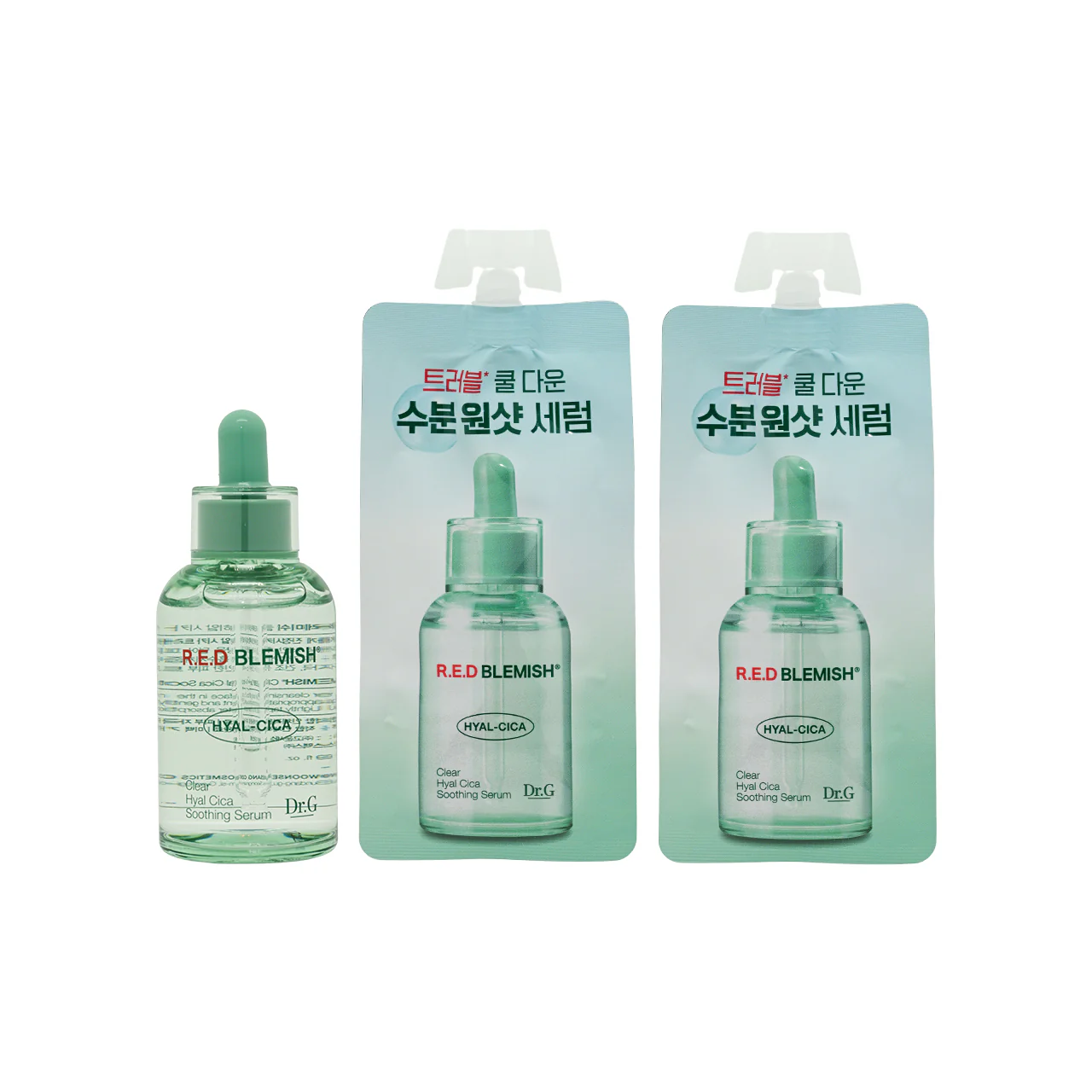 Dr.G R.E.D Blemish Clear Hyal-Cica Soothing Serum Set 3pcs - Image 3