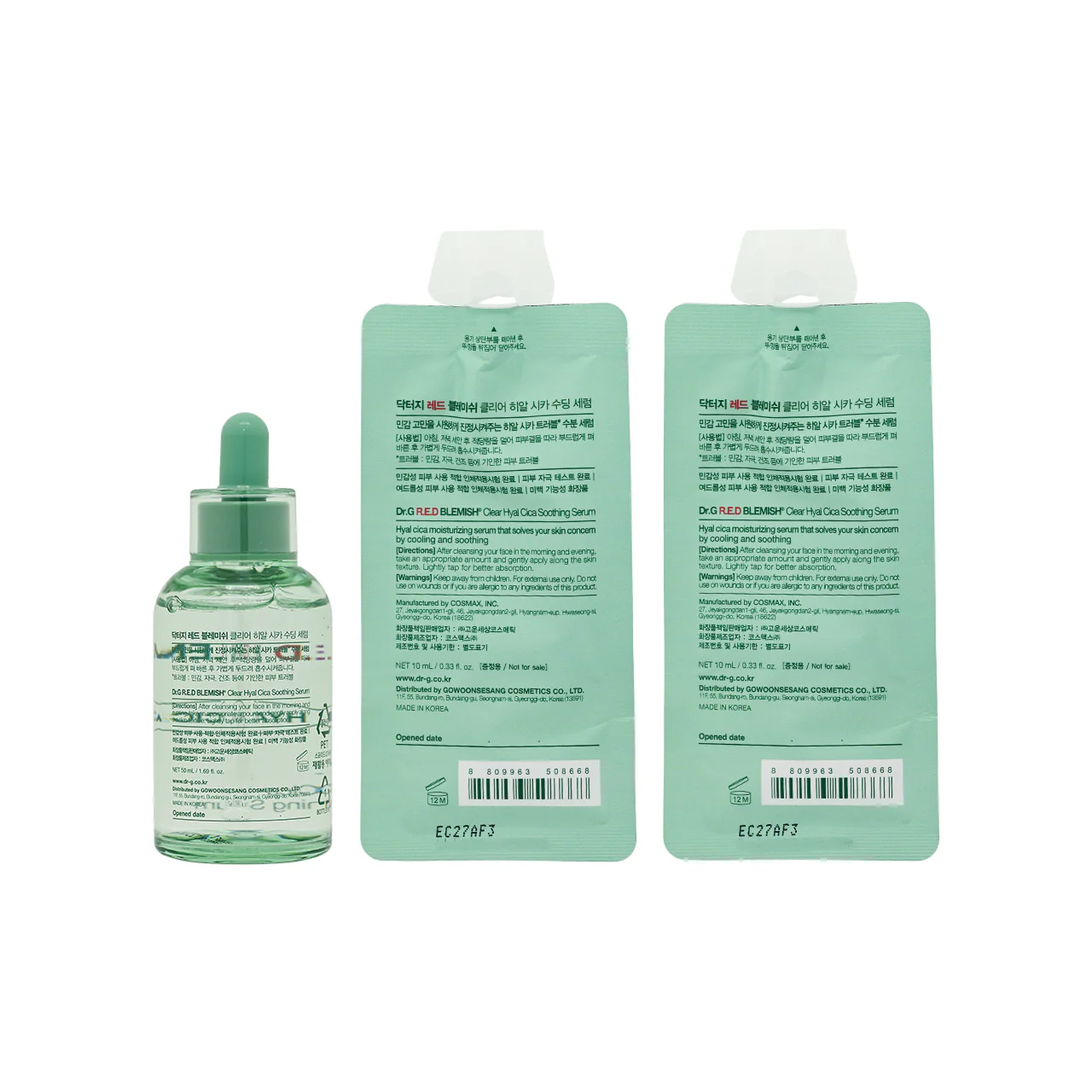 Dr.G R.E.D Blemish Clear Hyal-Cica Soothing Serum Set 3pcs - Image 4