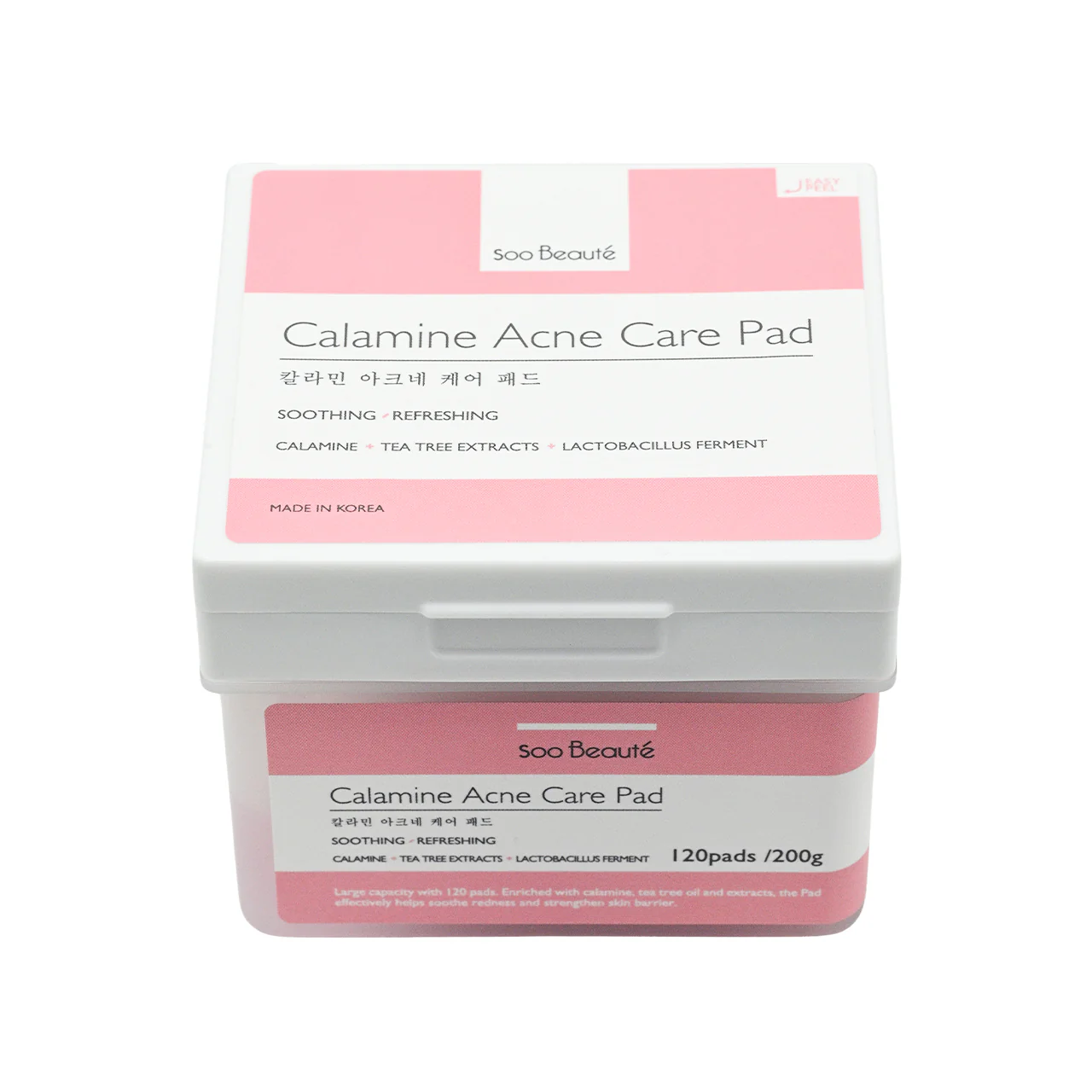 Soo Beaute Calamine Acne Care Pad 120pcs X2 - Image 4